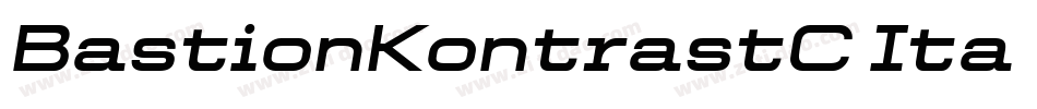 BastionKontrastC Ita字体转换